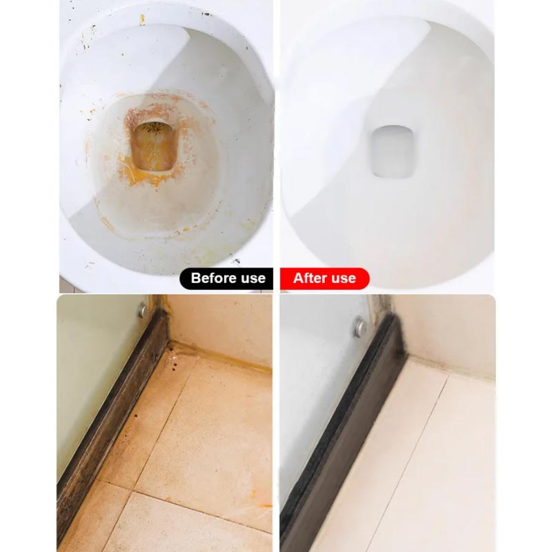 Offre spĂ©cialeđ„DĂ©tachant multi-usages Ă l'acide oxalique, nettoyage et dĂ©tachage des carreaux de toilettes et de salle de bain