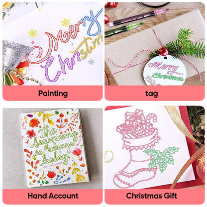 🎅Idée cadeau de Noël 49% de réduction - 🎁Stylos surligneurs Graffiti lumineux pour coloriage