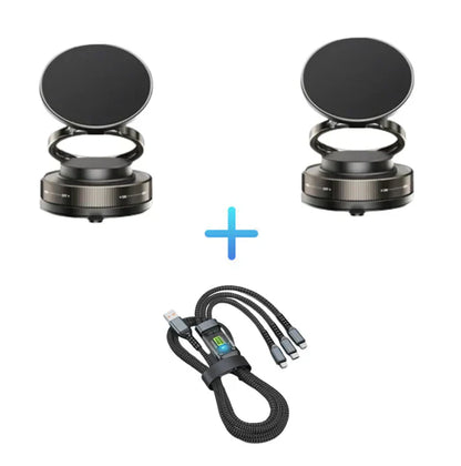🔥Achetez plus économisez plus 🔄Support Téléphone Magnétique sous Vide Réglable à 360°📱🚗