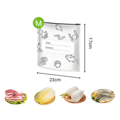 🥢Sac de Conservation en Aluminium Reutilisable et Fermable🌍Parfait pour Stocker et Protéger Vos Aliments!