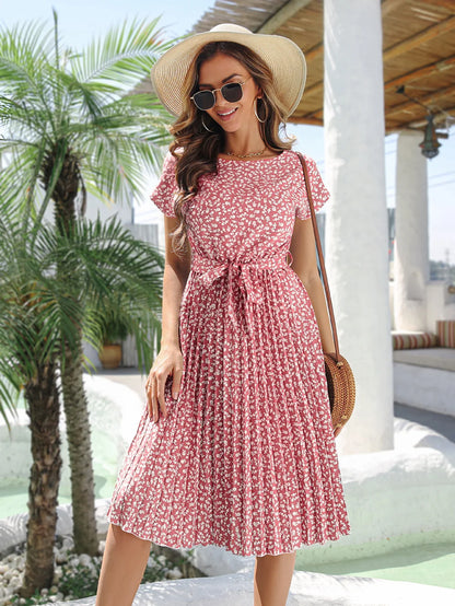 Robe à fleurs pour femmes pour le printemps et l'été
