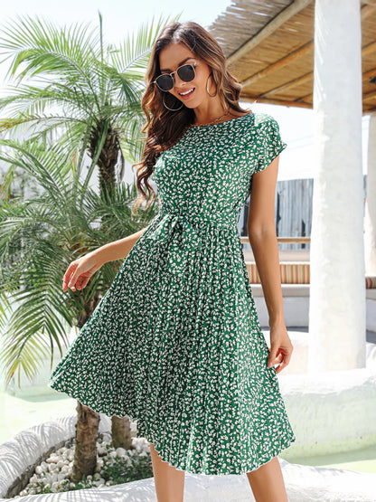 Robe à fleurs pour femmes pour le printemps et l'été