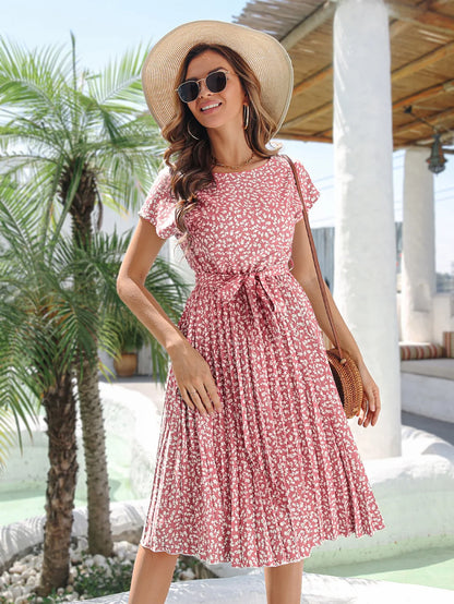 Robe à fleurs pour femmes pour le printemps et l'été