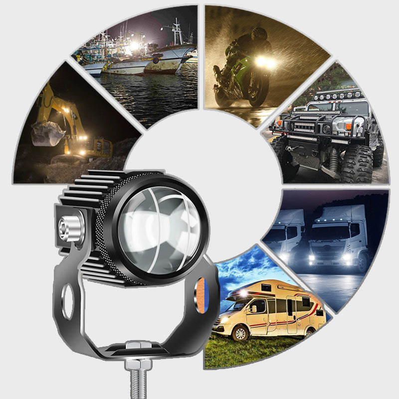 Phare Puissant à LED pour Motocyclette