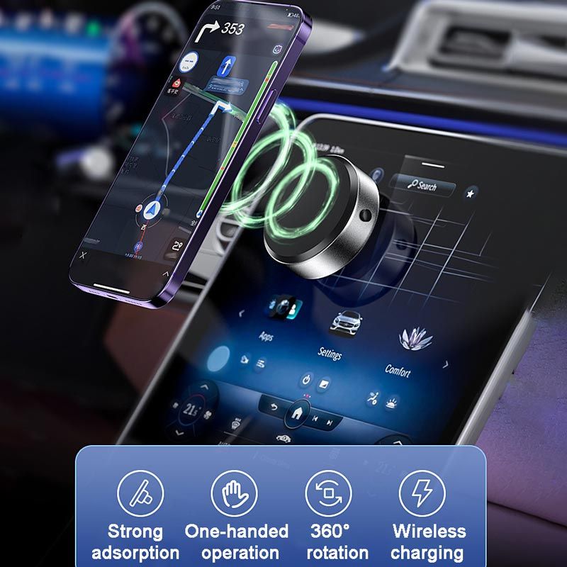 Support Magnétique à Ventouse pour Voiture