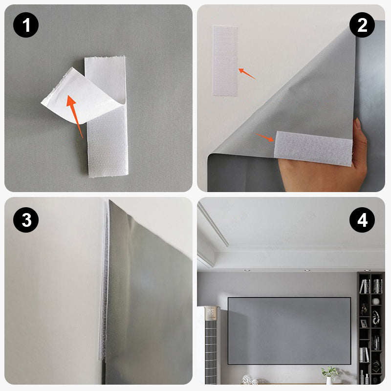 Ecran pliable anti-lumière pour projecteur portable 4K