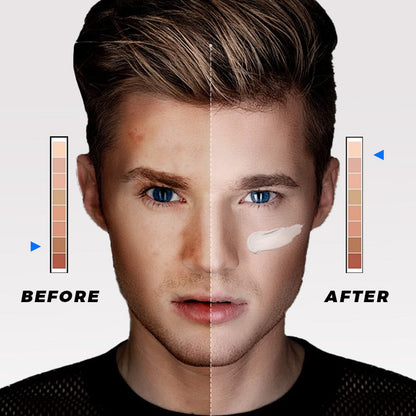 Maquillage en crème pour hommes pour éclaircir, hydrater et couvrir les imperfections