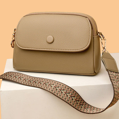 Sac à bandoulière large avec fermeture à glissière