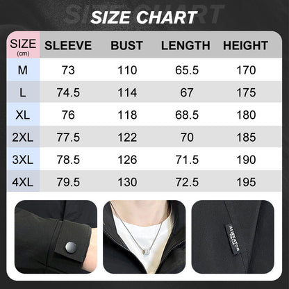 Veste zippée élégante avec poches pour hommes