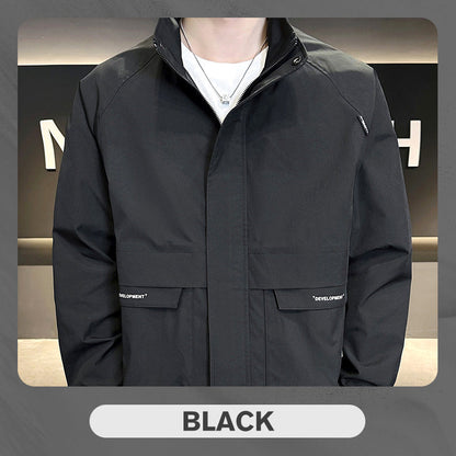 Veste zippée élégante avec poches pour hommes