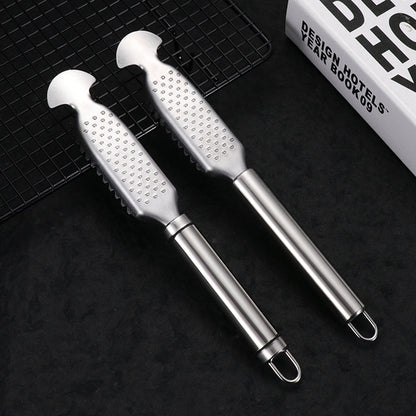 🔪Écailleur de poisson en acier inoxydable🏠