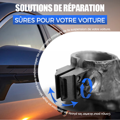Écarteur universel de fusée de direction de moyeu fendu de suspension de voiture