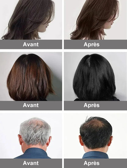 Extraits de plantes pures pour la coloration des cheveux gris Bubble Hair Dye