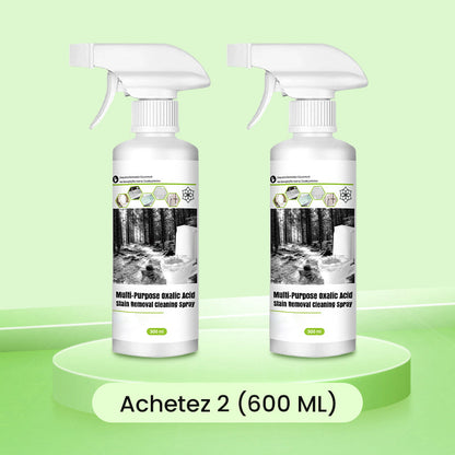 Spray de Nettoyage Multi-usages à l'Acide Oxalique pour Éliminer les Taches