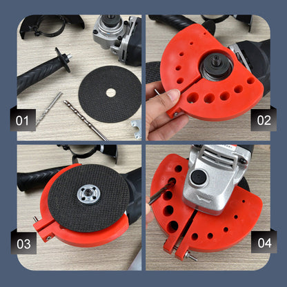Outil de Perçage Modifié pour Meuleuse d'Angle