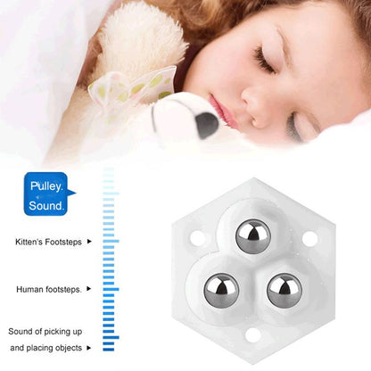 🔥Nouvelle vente à chaud❤️‍🔥 Roulettes à trois billes pivotant sur 360° 4pcs/pack