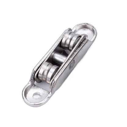 Poulie en alliage de zinc 80/88 pour fenêtres et portes en PVC